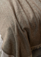 Serra da Estrela Wool Throw & Bed Cover | Truffle - - - Saardé - Saardé.