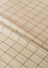Grid Wool Throw & Bed Cover - - - Saardé - Saardé.