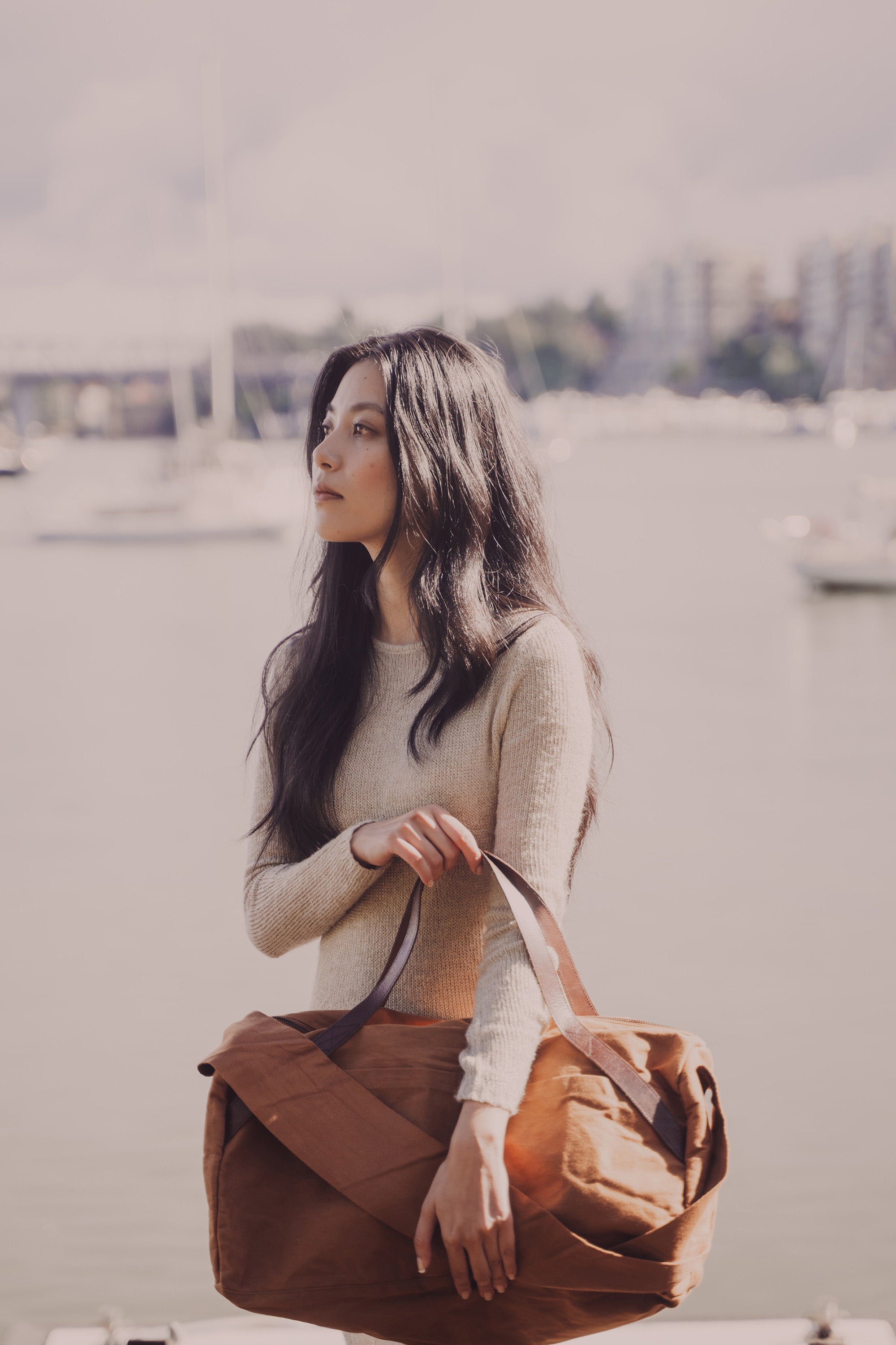 Journey Duffle Canvas Bag | Cinnamon - - - Saardé - Saardé.