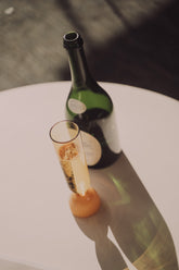 Kairos Champagne Flute | Yellow Topaz | Set of 2 -  -  - Saardé - Saardé.