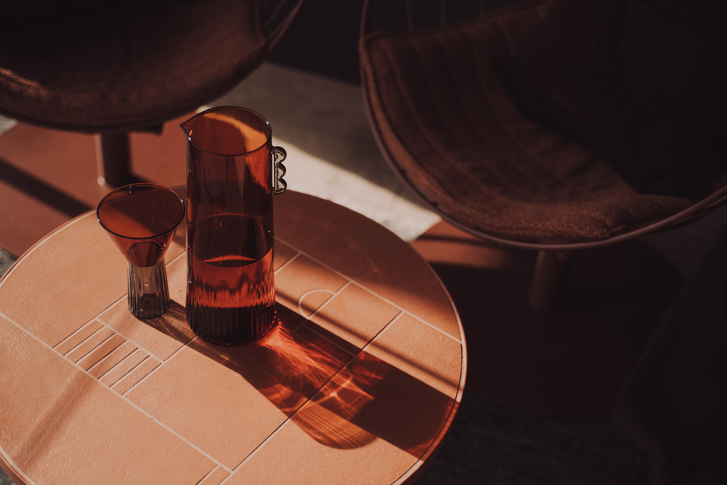 Kairos Wine & Cocktail Glass | Dark Amber - - - Saardé - Saardé.