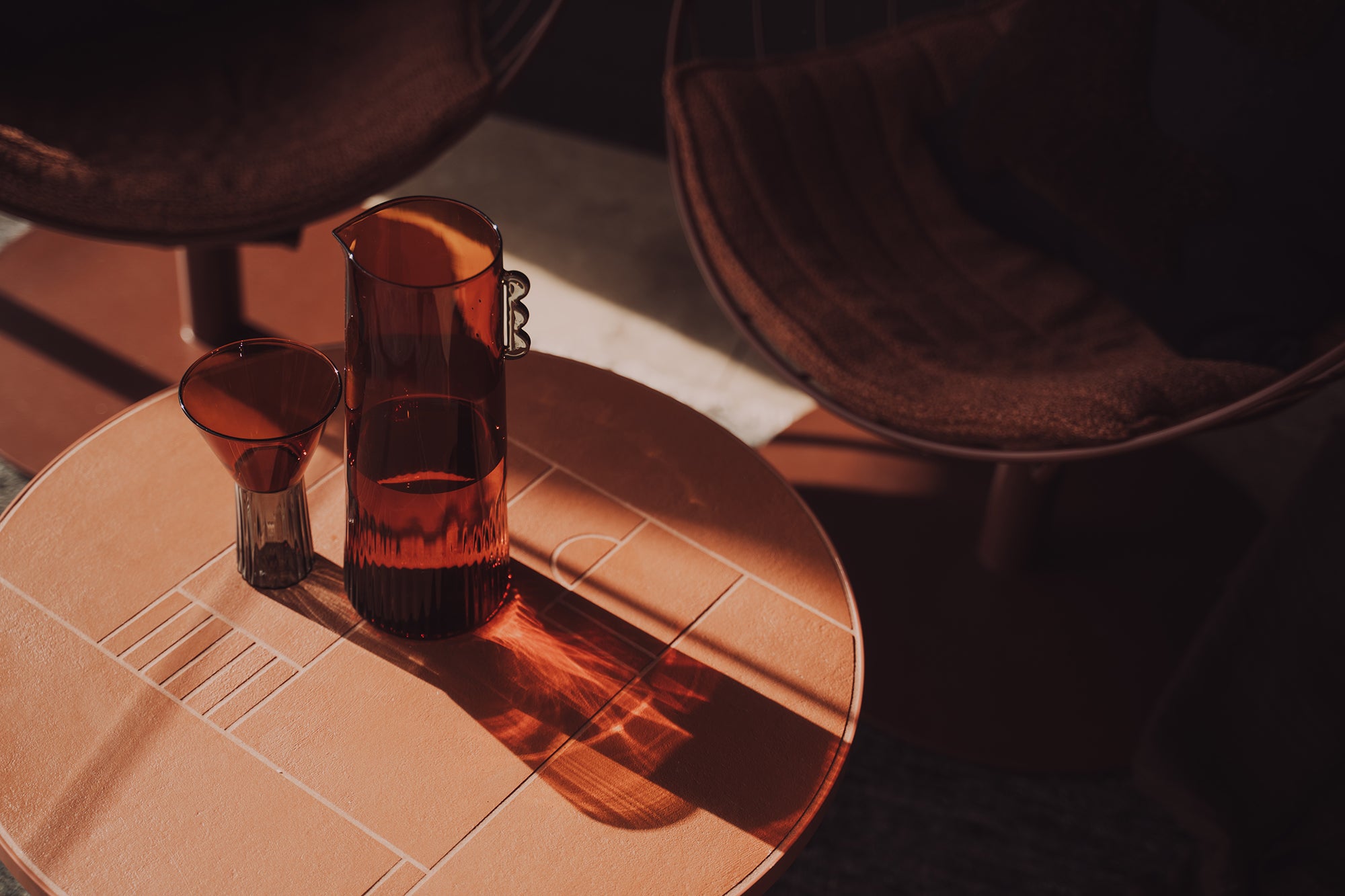 Kairos Wine & Cocktail Glass | Dark Amber - - - Saardé - Saardé.