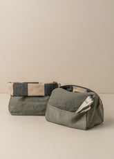 Journey Toiletry Canvas Bag | Olive - - - Saardé - Saardé.