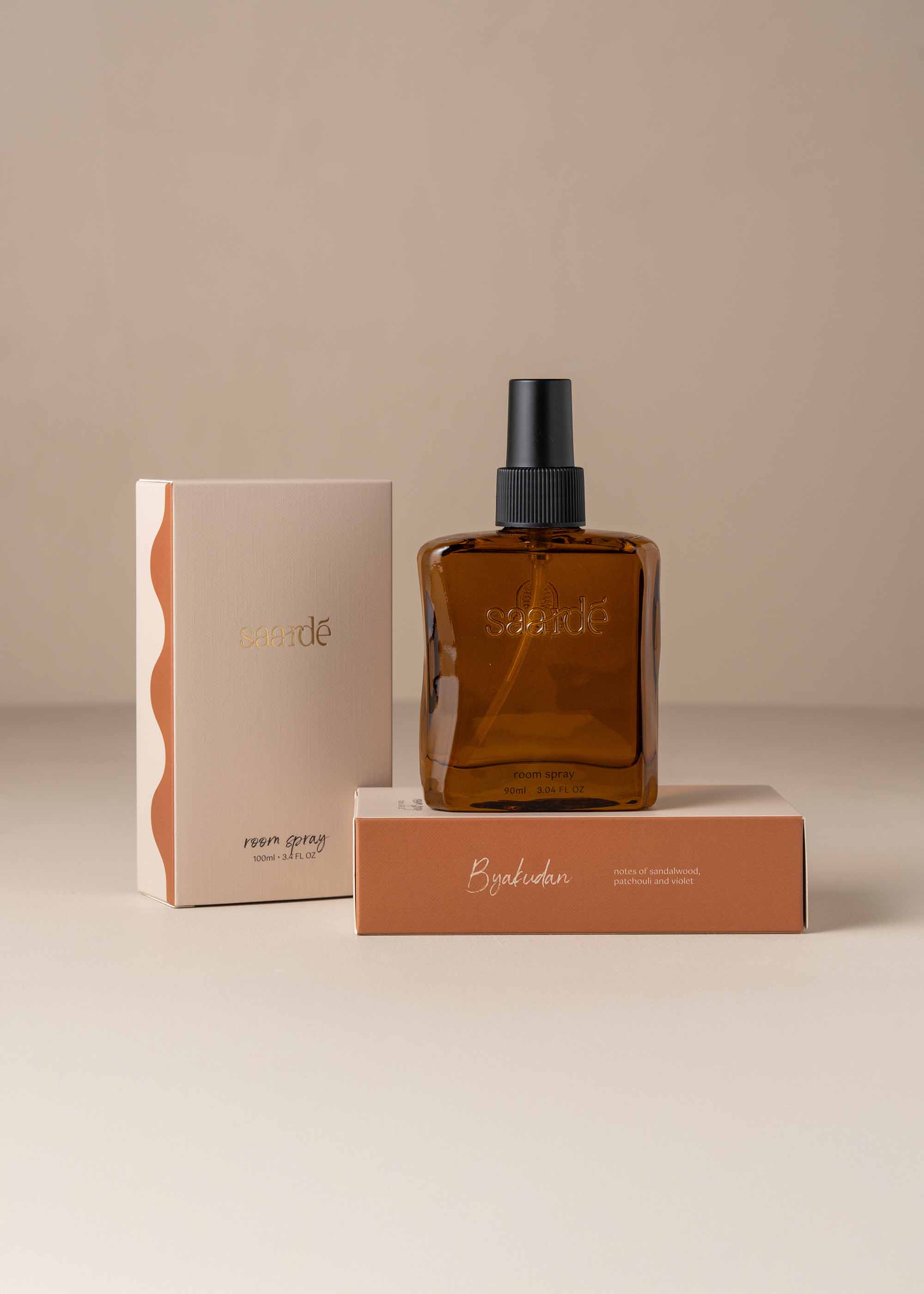 Room Spray 90ml | Byakudan - Amber - Amber - Saardé - Saardé.
