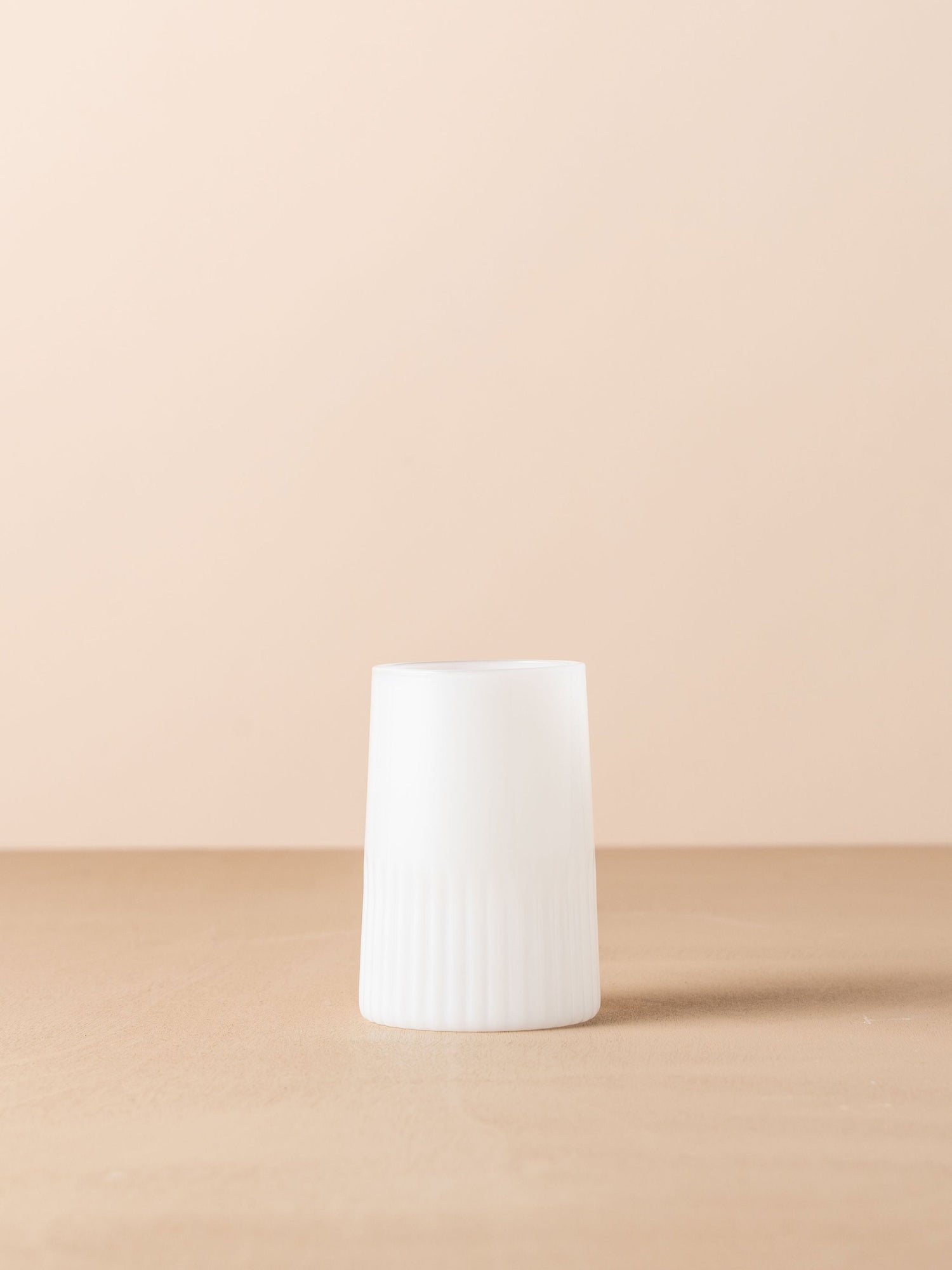Kairos Large Water Glass | Opaque White | Set of 2 - - - Saardé - Saardé.