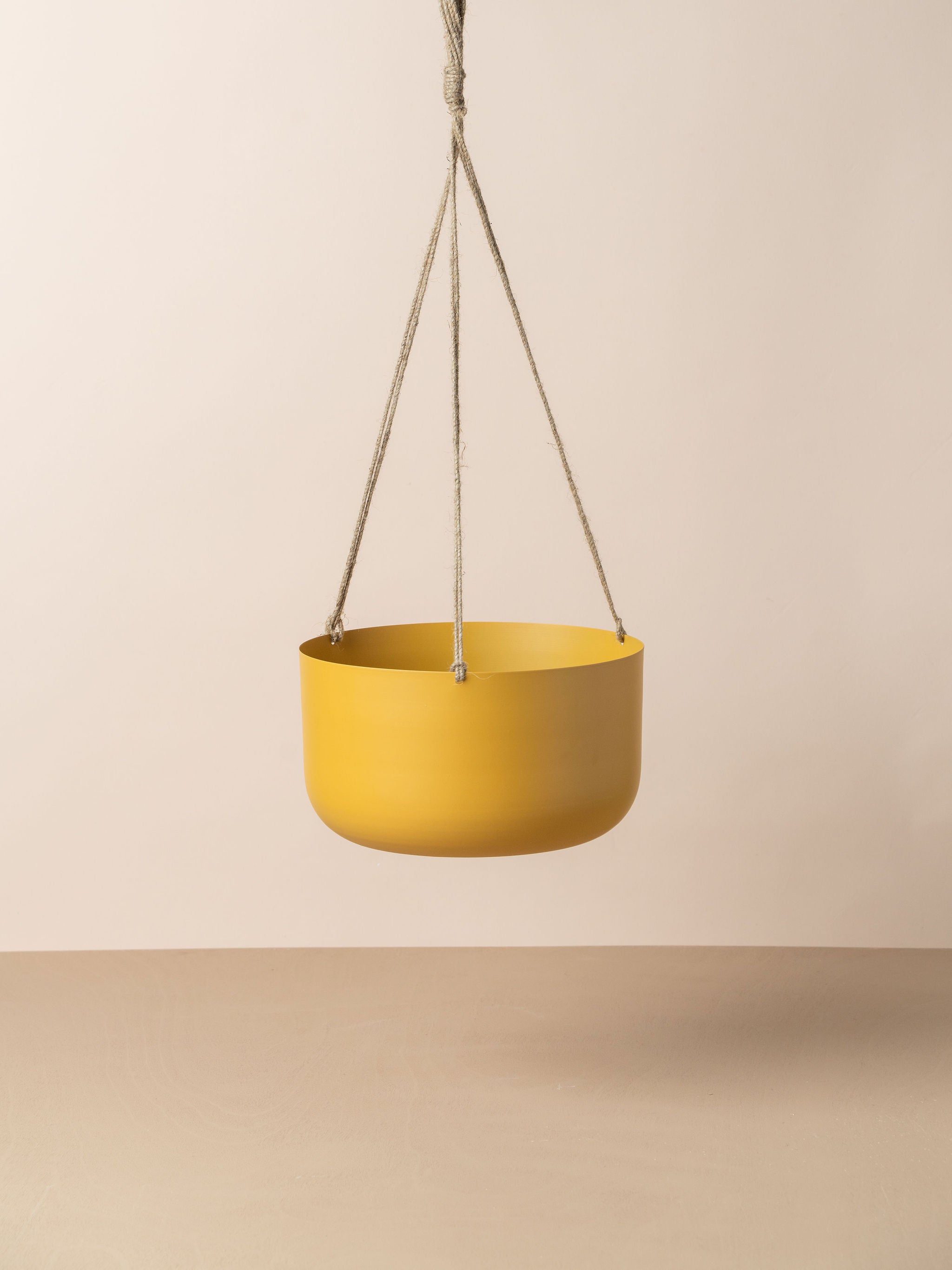 Yaamur Metal Hanging Planter - Saffron - - - Saardé - Saardé.
