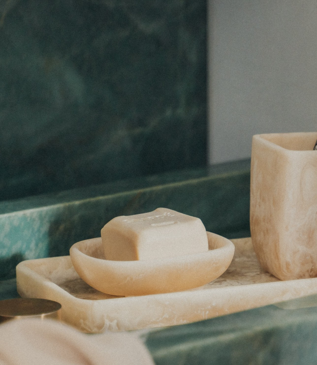 Flow Resin Soap Dish | Peach Blush - - - Saardé - Saardé.