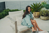 Vintage Wash Robe | Sage -  -  - Saardé - Saardé.