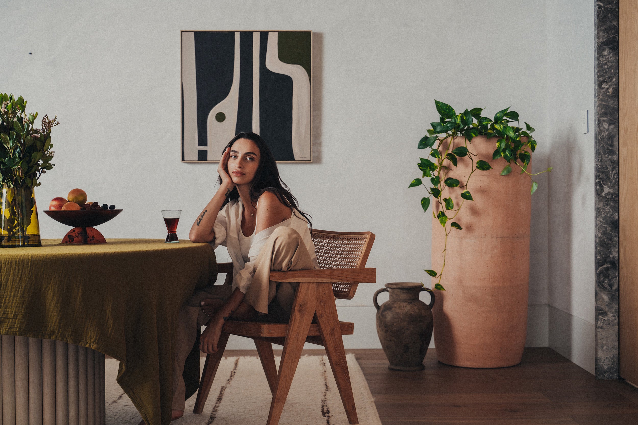Enes Tablecloth | Moss - - - Saardé - Saardé.