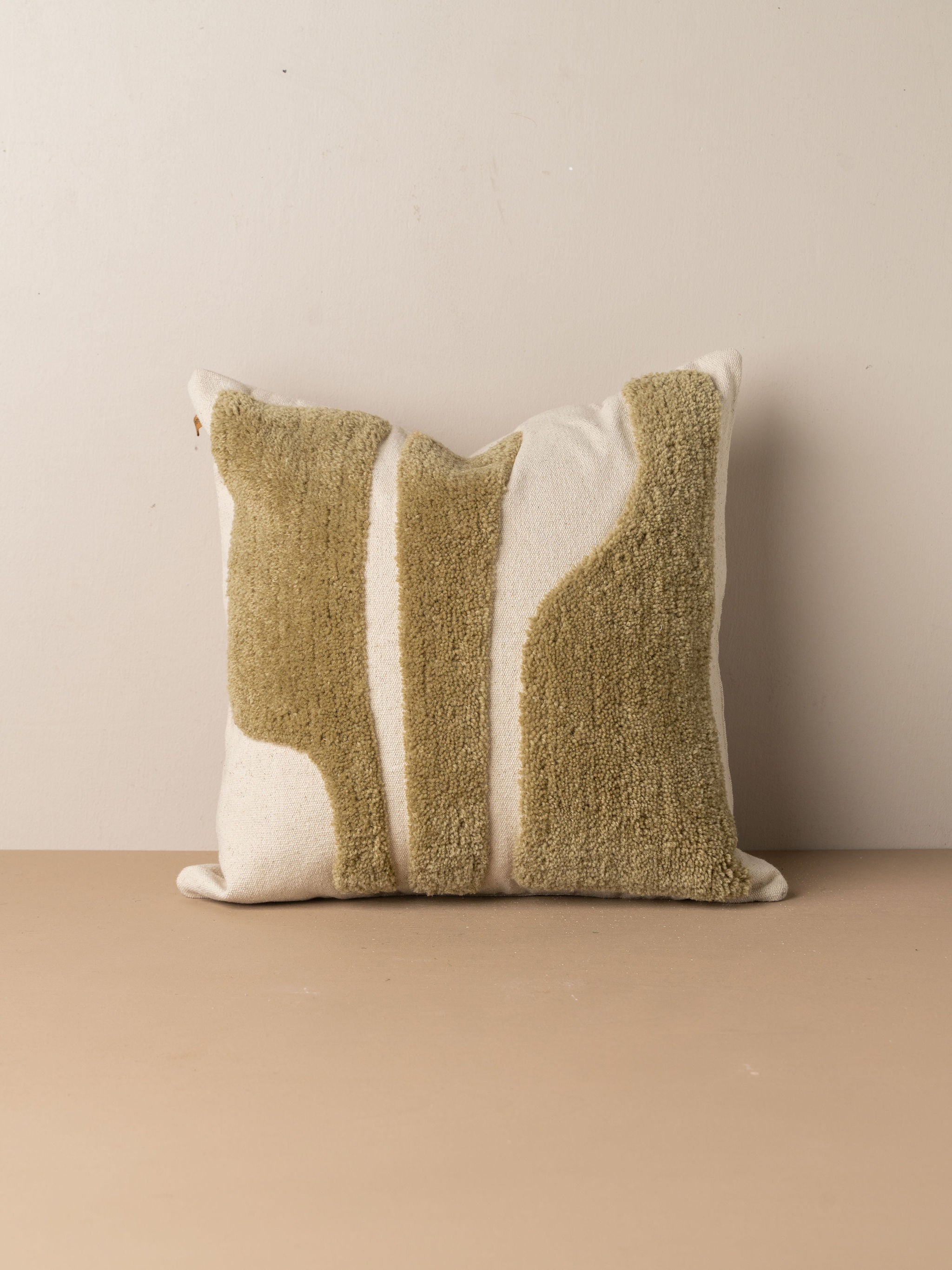 Abstract Square Cushion | Olive - Default Title - Default Title - Saardé - Saardé.