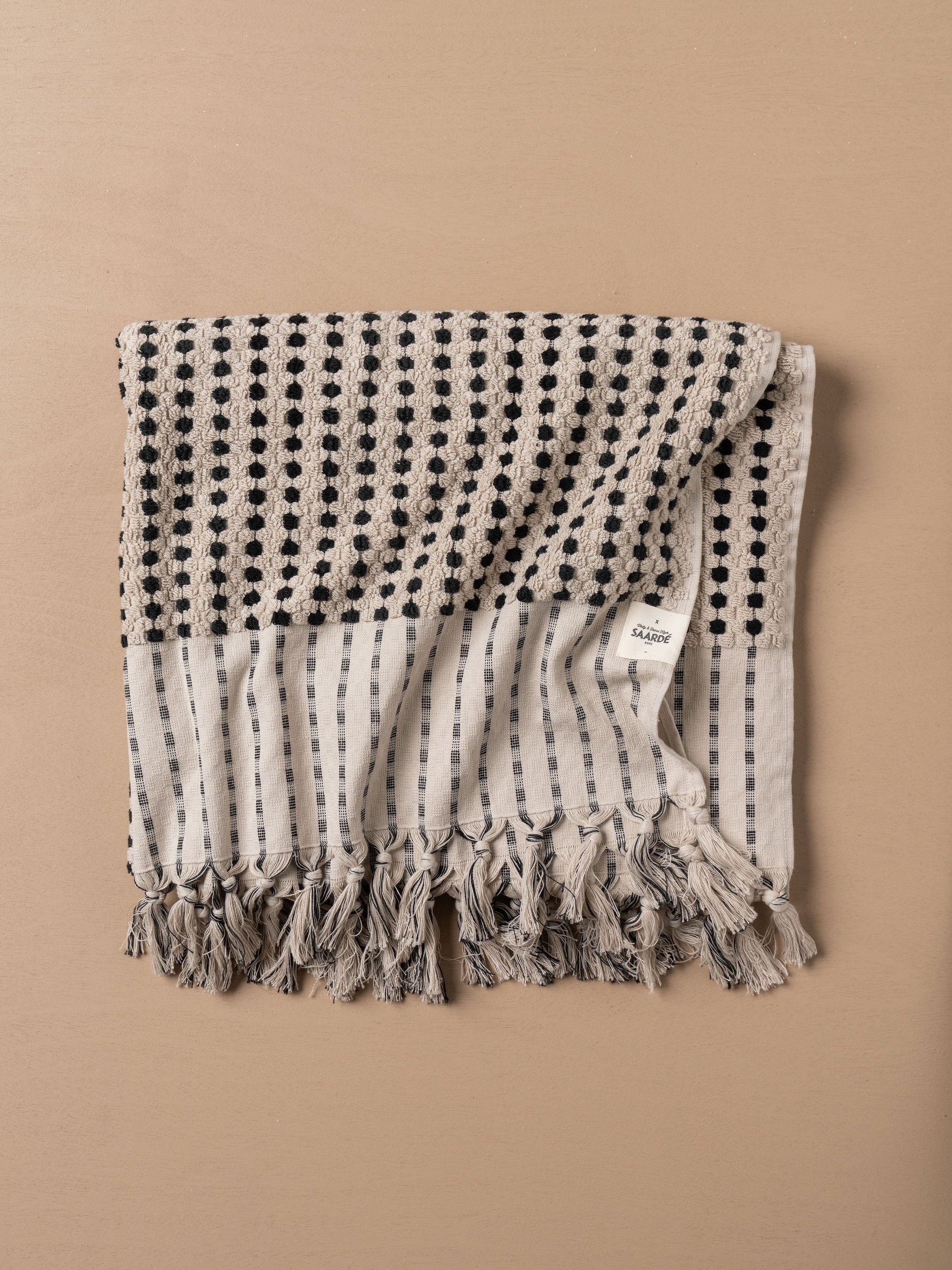 Chickpea Bath Sheet Bundle | Stone/Black - Default Title - Default Title - Saardé - Saardé.