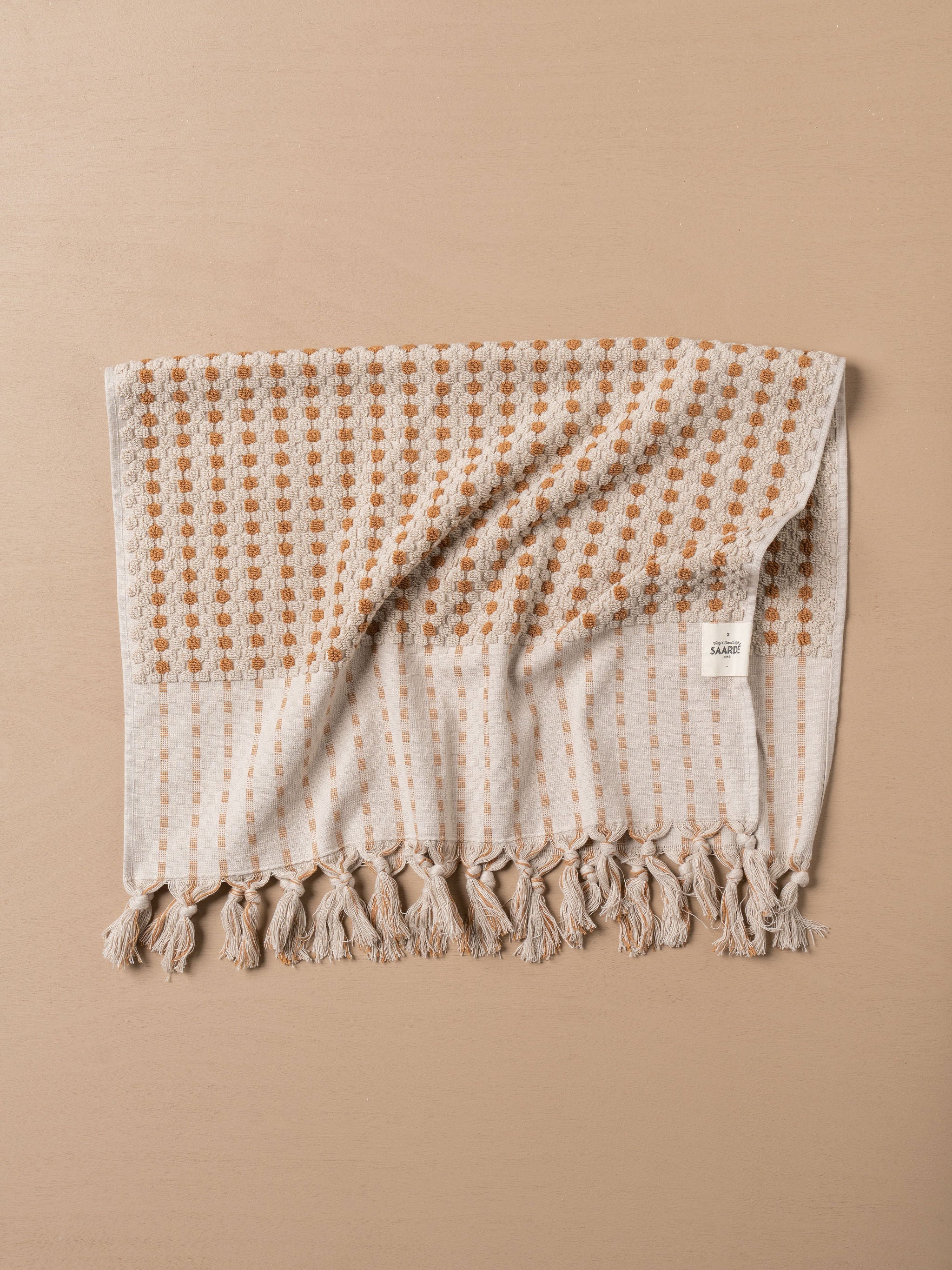Chickpea Bath Sheet Bundle | Stone/Terracotta - - - Saardé - Saardé.