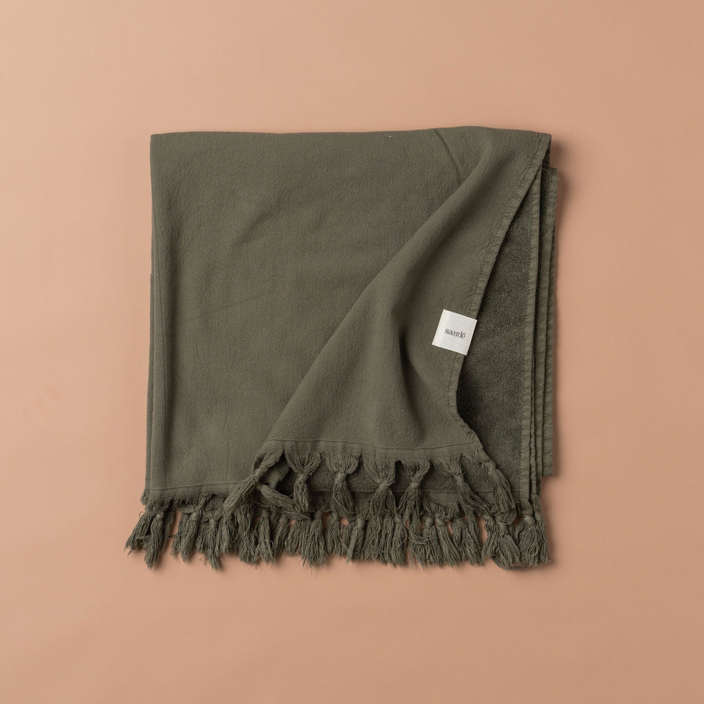 Vintage Wash Towel Bundle | Olive - - - Saardé - Saardé.