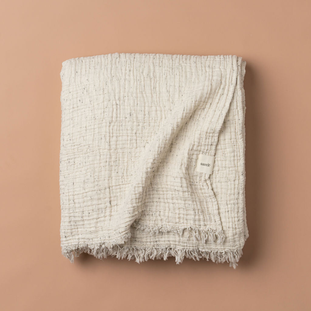 Enes Cotton Bedcover | Speckle - - - Saardé - Saardé.