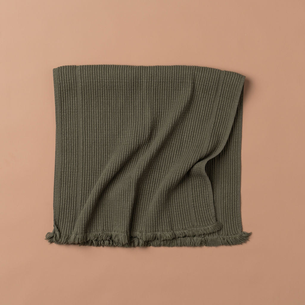 Vintage Wash Bath Sheet Bundle | Olive - - - Saardé - Saardé.