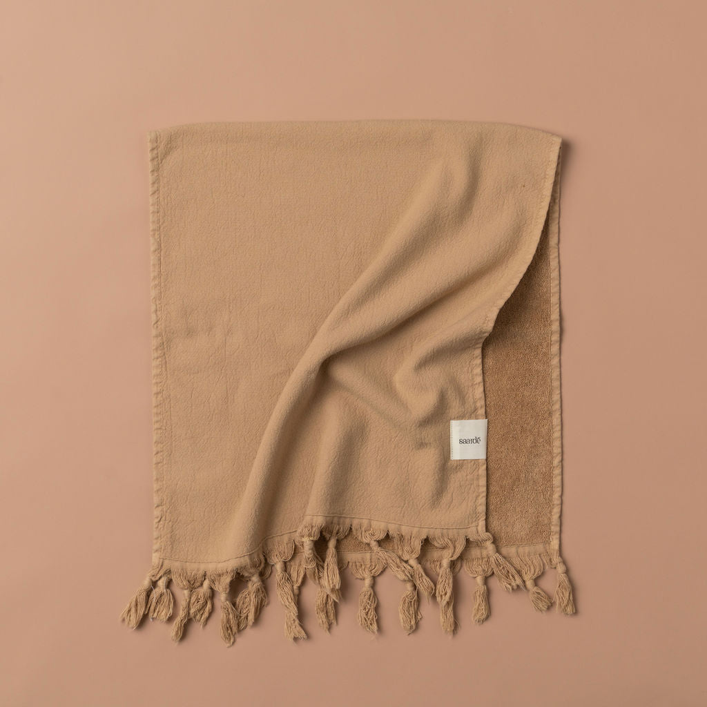 Vintage Wash Bath Sheet Bundle | Nutmeg - - - Saardé - Saardé.
