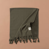 Vintage Wash Towel Collection | Olive - Hand Towel - Hand Towel - Saardé - Saardé.