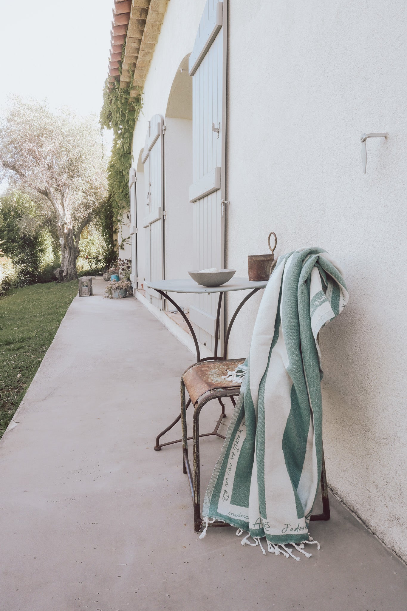 Antibes Turkish Beach Towel | Tuscan Green - - - Saardé - Saardé.
