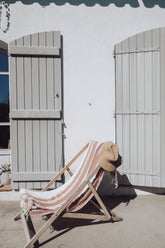 Antibes Turkish Beach Towel | Terracotta -  -  - Saardé - Saardé.