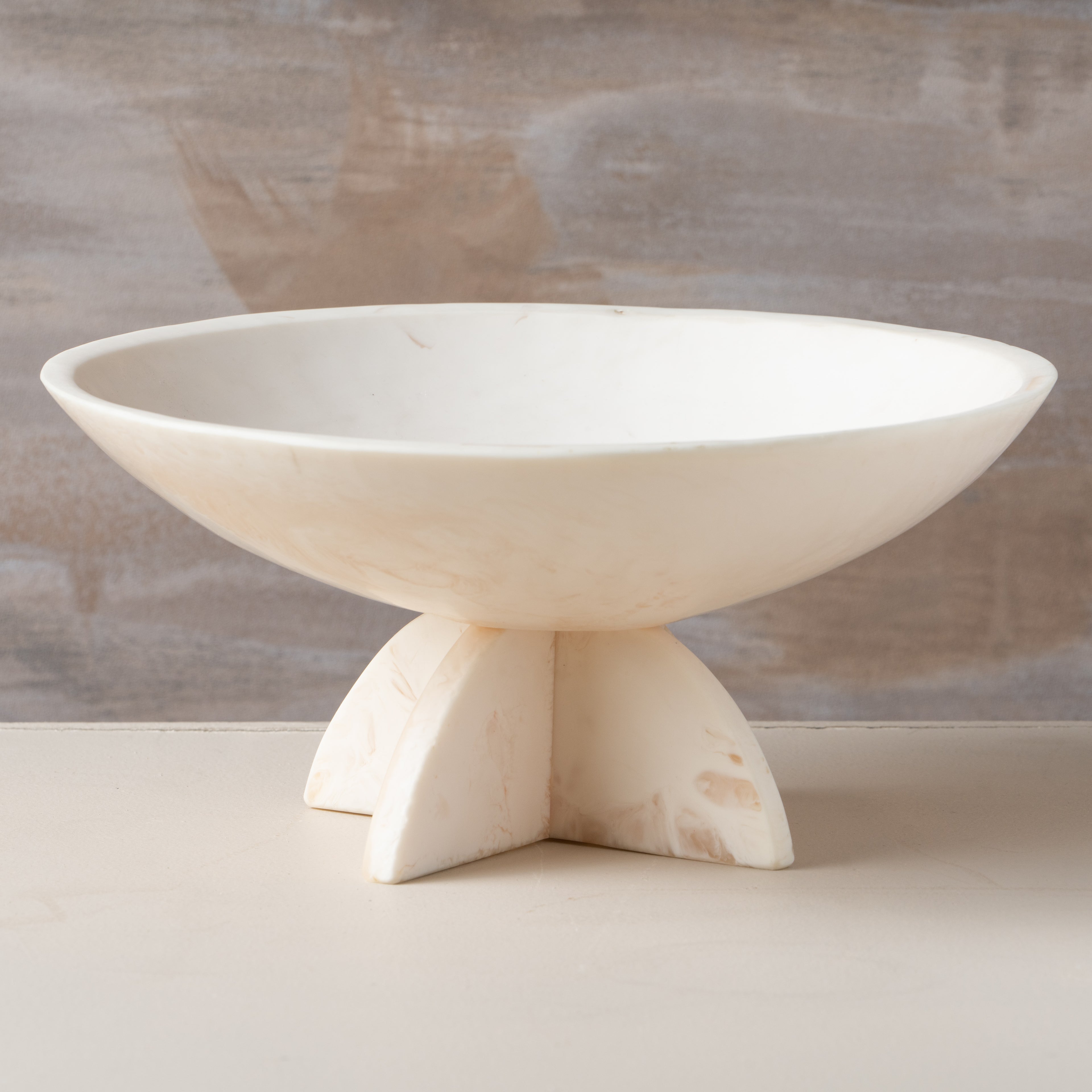 Flow Resin Fruit Bowl | Marshmallow - - - Saardé - Saardé.