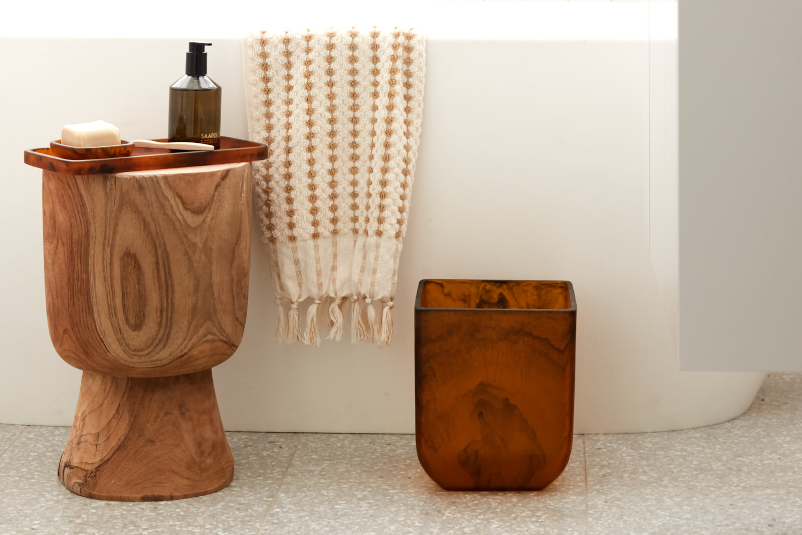 Flow Resin Bin/Planter | Earth - - - Saardé - Saardé.