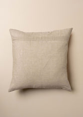 Linen/Velvet Cushion | Burgundy - - - Saardé - Saardé.