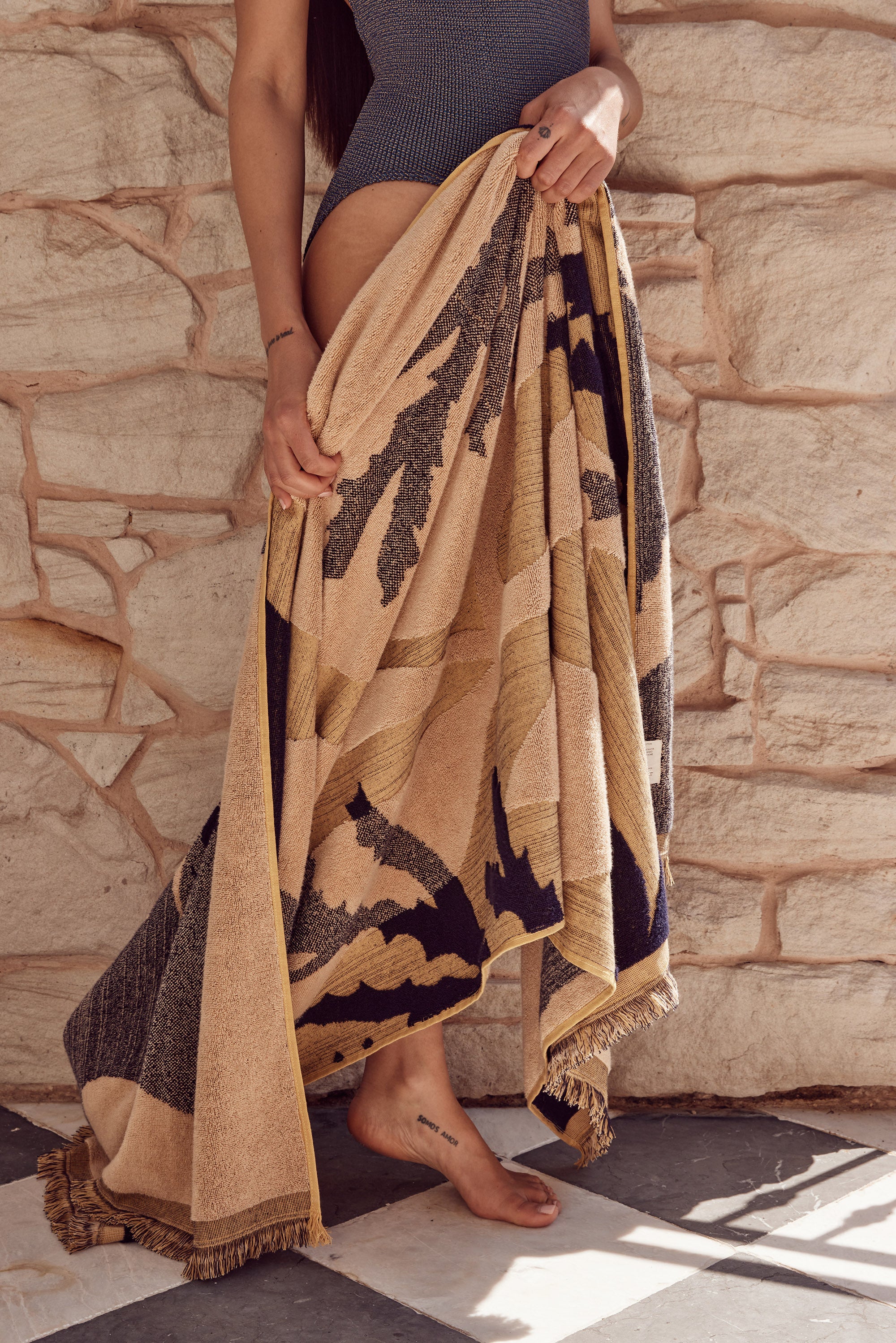 Saardé x Nastia Gladushchenko Beach and Bath Towel - - - Saardé - Saardé.