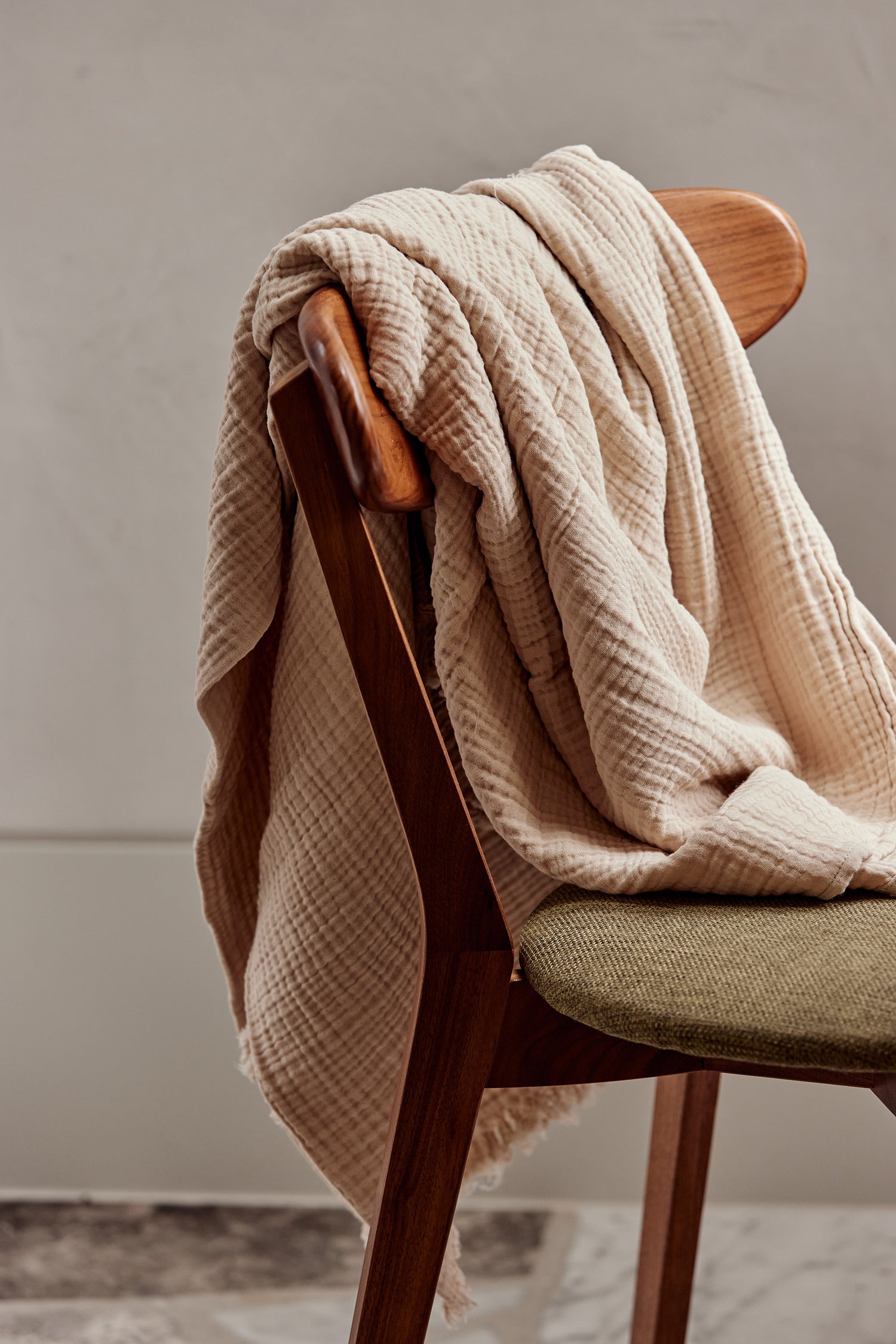 Enes Cotton Throw | Clay - - - Saardé - Saardé.