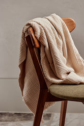 Enes Cotton Throw | Clay - - - Saardé - Saardé.
