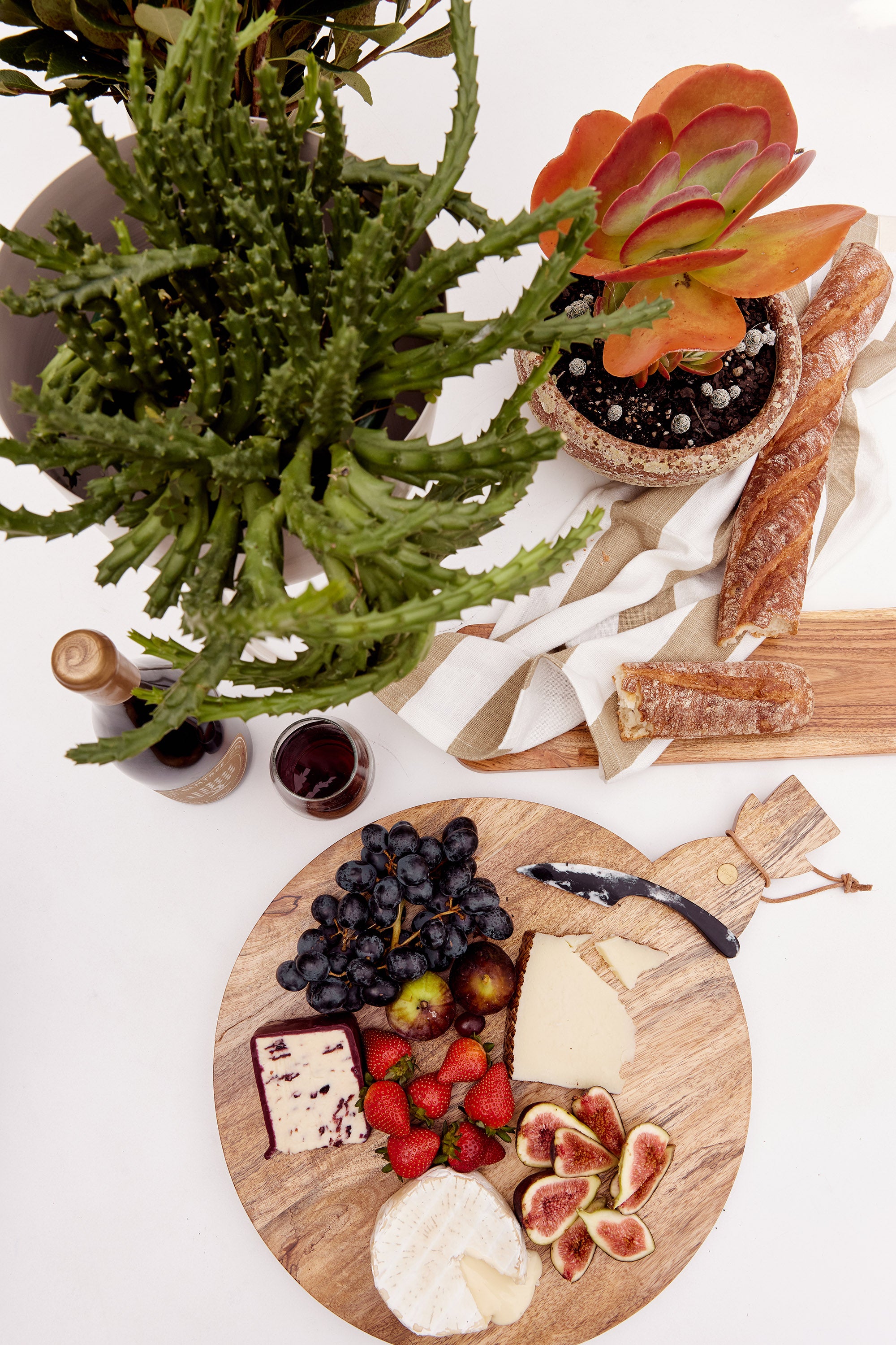 Yufka Round Grazing Board - 30cm - - - Saardé - Saardé.