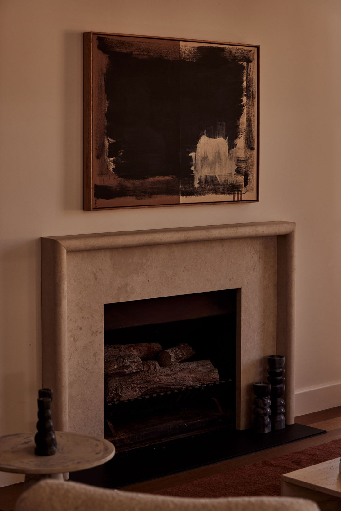 Alev Candle Holder | Marble Black - - - Saardé - Saardé.