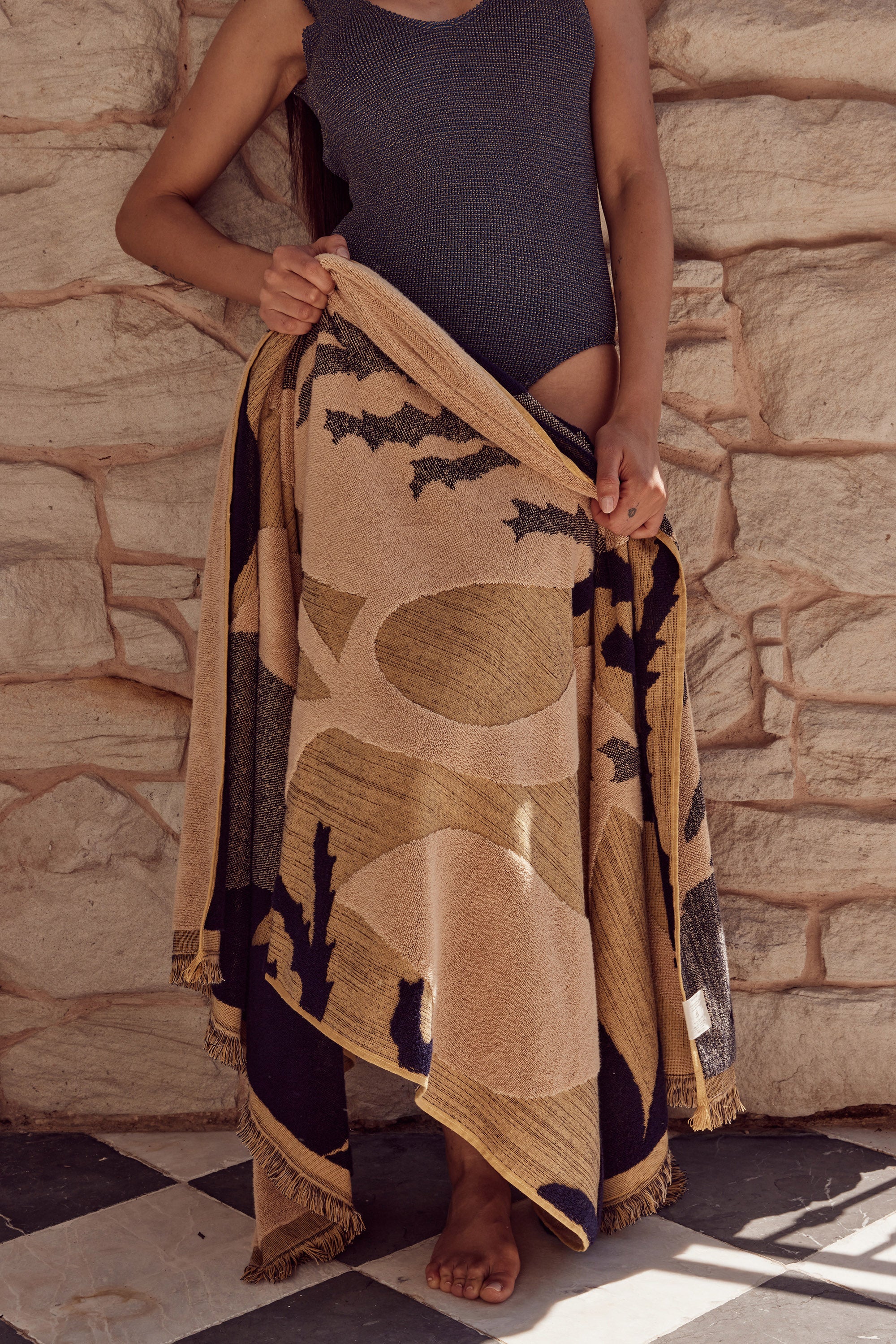 Saardé x Nastia Gladushchenko Beach and Bath Towel - - - Saardé - Saardé.
