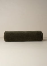 Velvet Structured Bolster | Dark Olive - - - Saardé - Saardé.