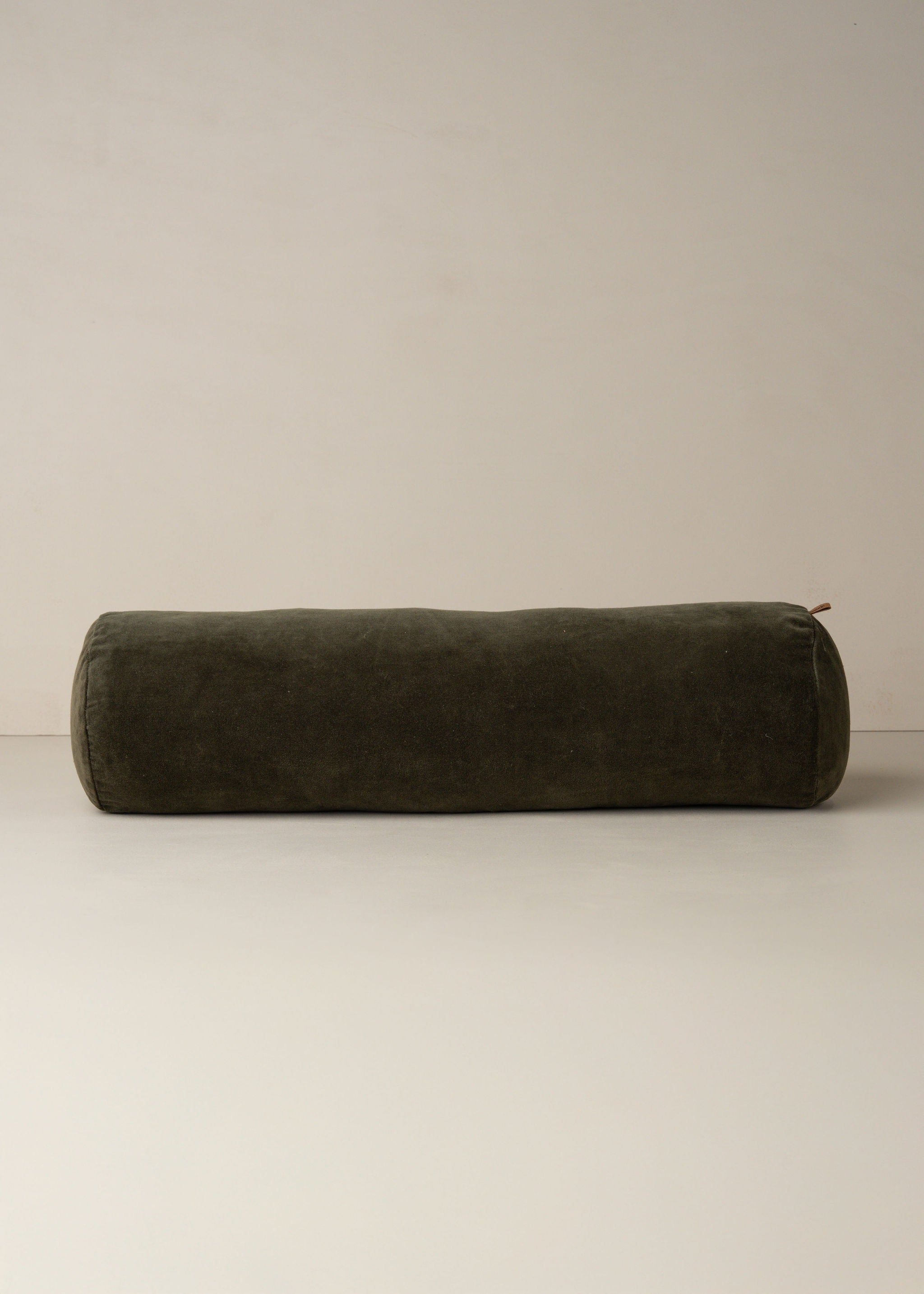 Velvet Structured Bolster | Dark Olive - - - Saardé - Saardé.