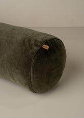 Velvet Structured Bolster | Dark Olive - - - Saardé - Saardé.