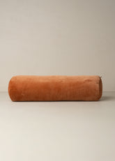 Velvet Structured Bolster | Terracotta - - - Saardé - Saardé.