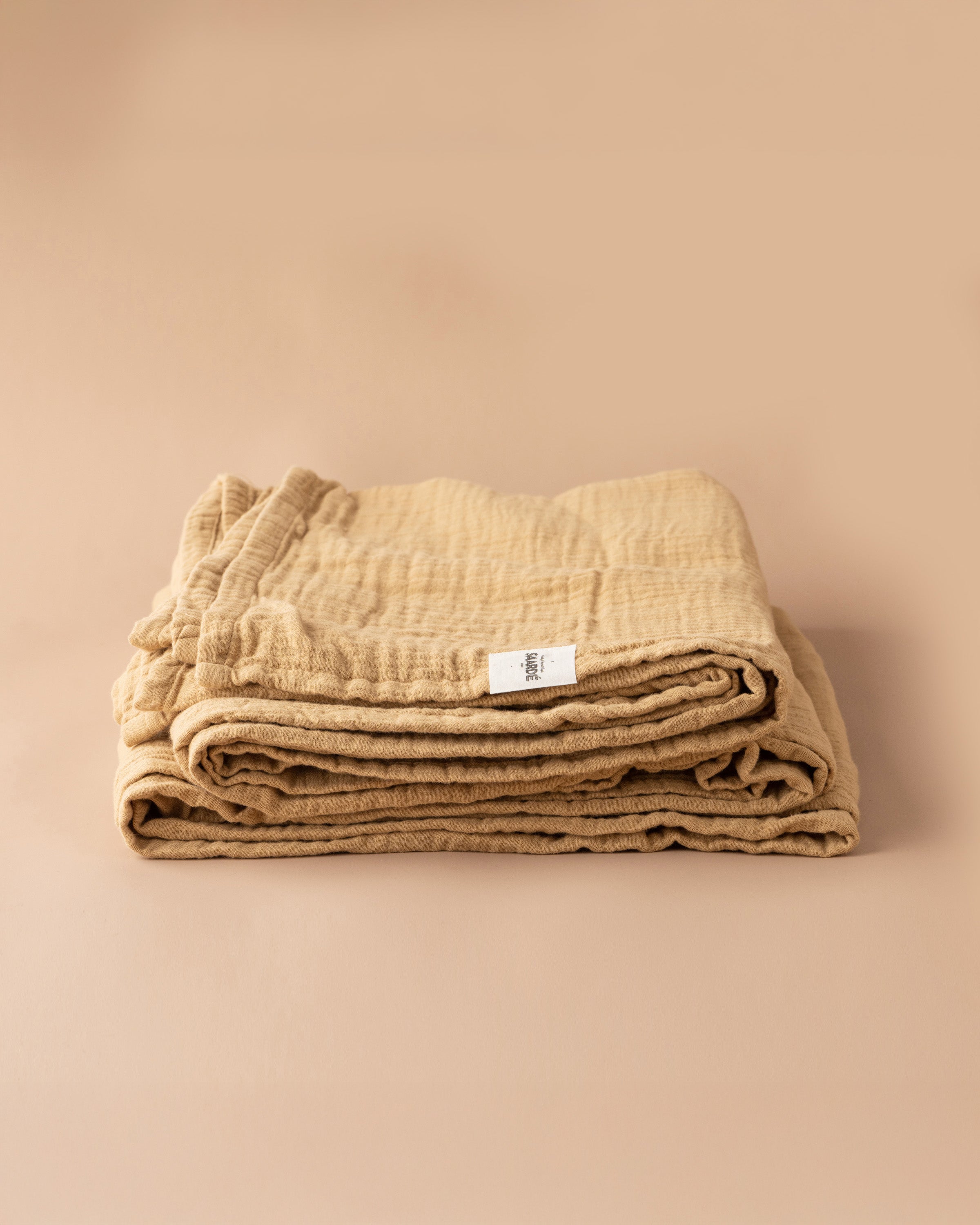 Enes Flat Sheet | Nutmeg | One Size - - - Saardé - Saardé.