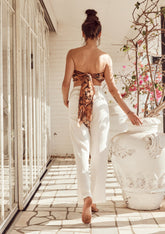 Amalfi Lounge Pants | Ivory - Size 2 - Size 2 - Saardé - Saardé.