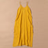 Amalfi Linen Cami Dress | M/L - Turmeric - Turmeric - Saardé - Saardé.