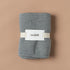 Enes Crinkle Baby Blanket | Charcoal -  -  - Saardé - Saardé.