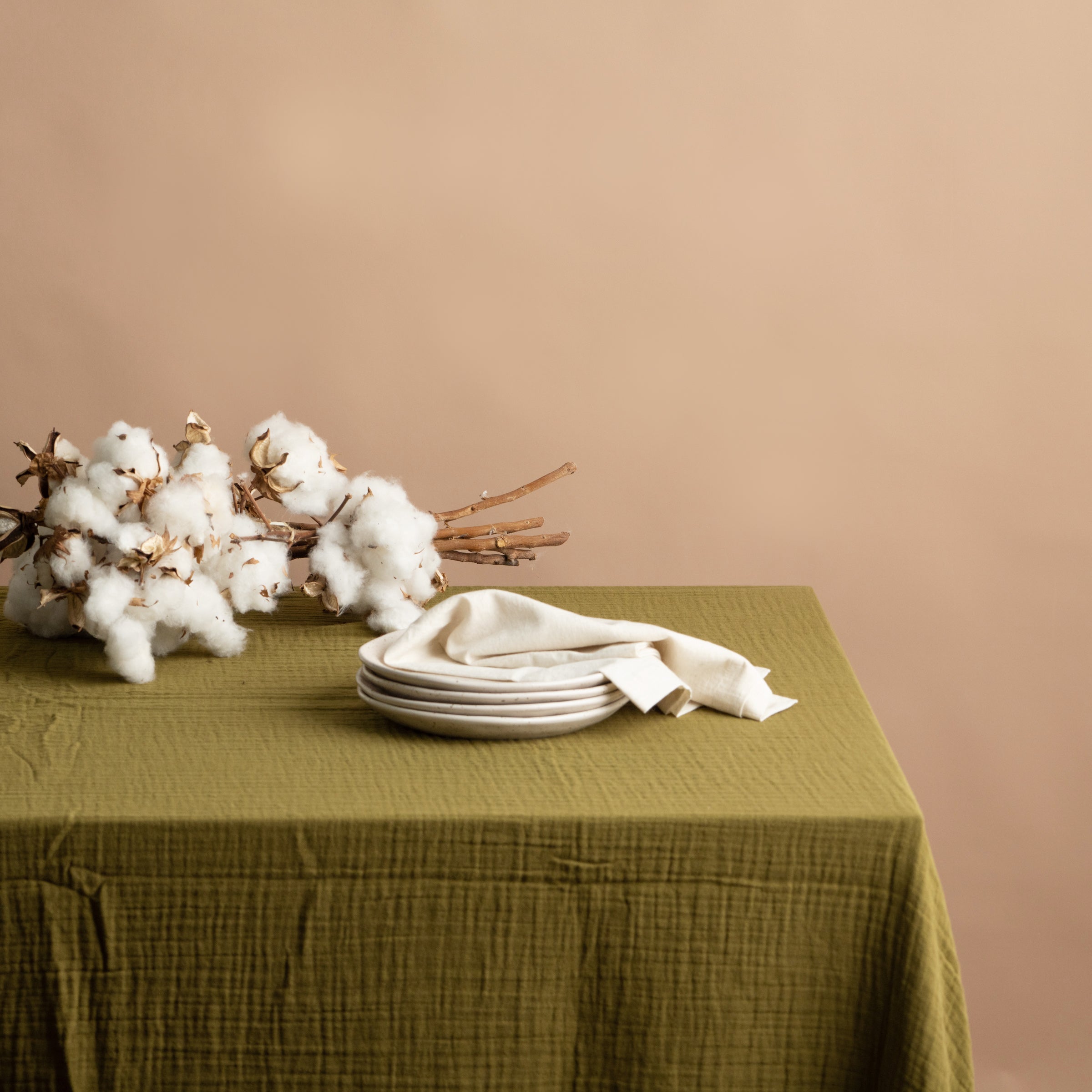 Enes Tablecloth | Moss - - - Saardé - Saardé.