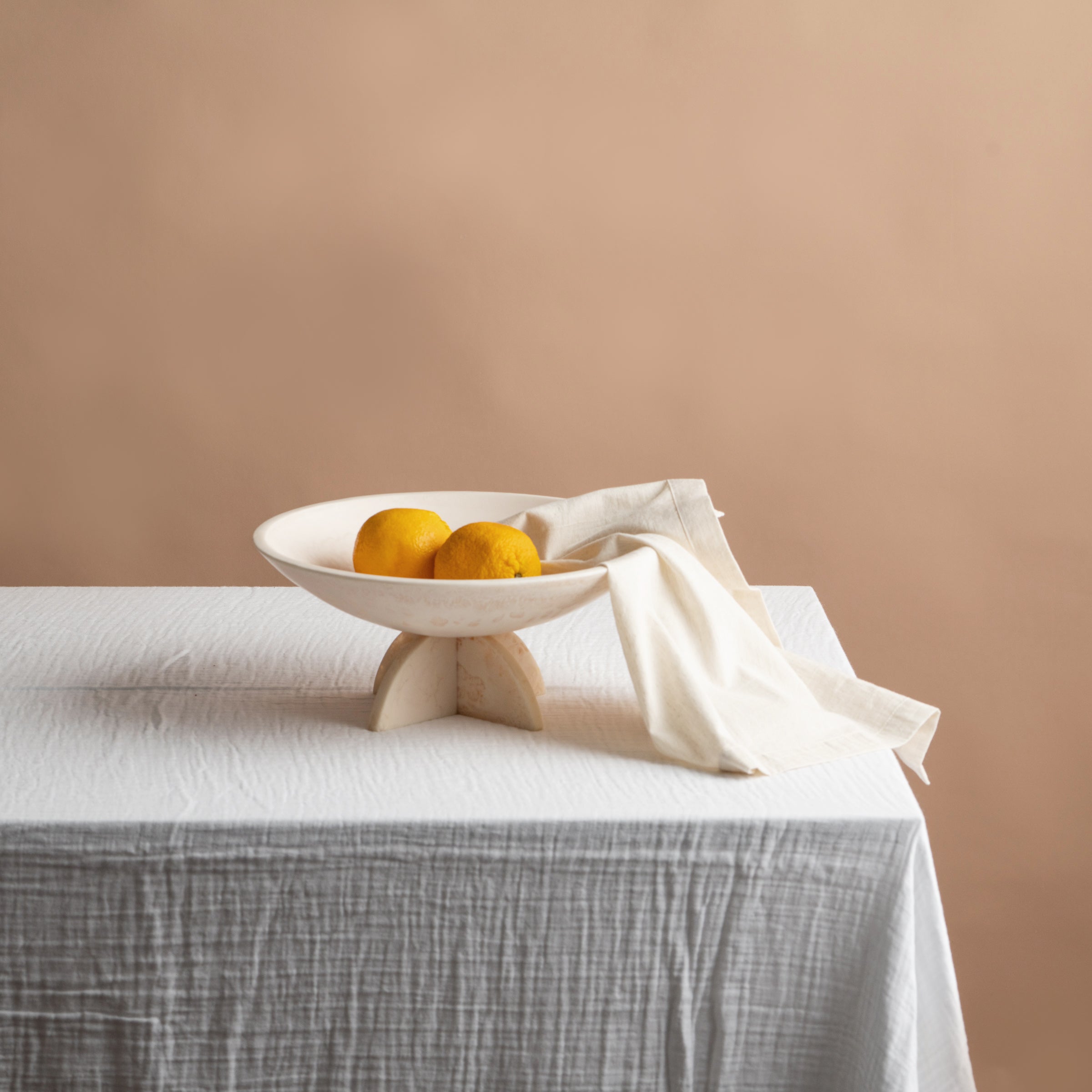 Enes Tablecloth | White - Medium - Medium - Saardé - Saardé.