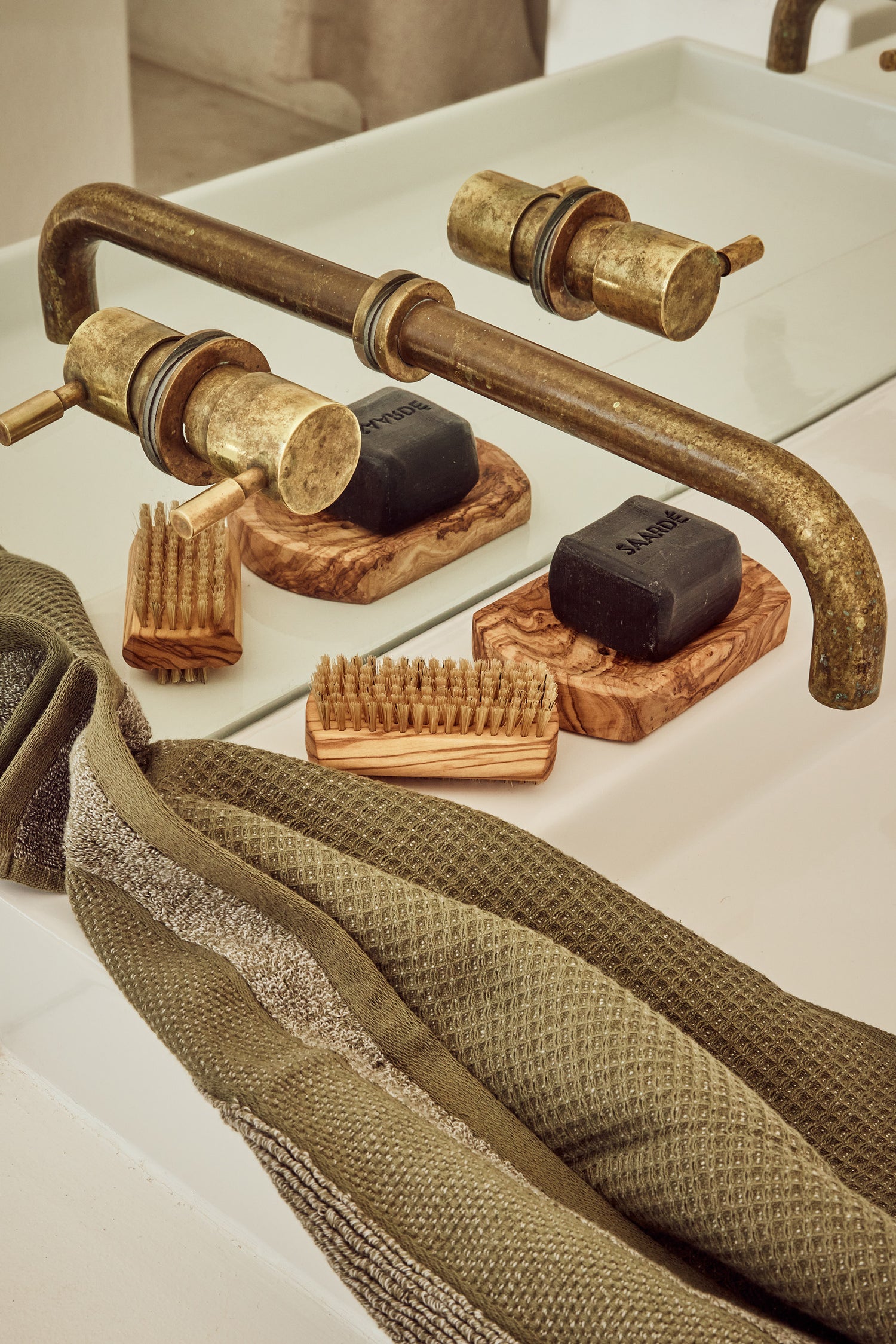 Cocoon Towel Collection | Olive -  -  - Saardé - Saardé.