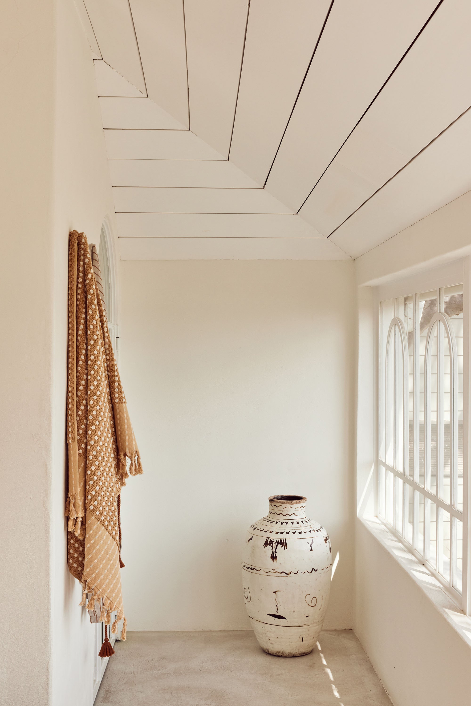 Chickpea Bath Sheet Collection - Nutmeg/Natural - - - Saardé - Saardé.