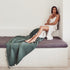 Corfu Cotton Throw | Tuscan Green -  -  - Saardé - Saardé.