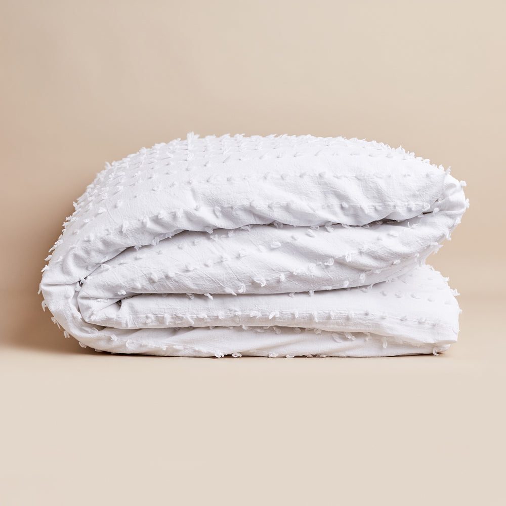 Shore Duvet Cover | White - - - Saardé - Saardé.