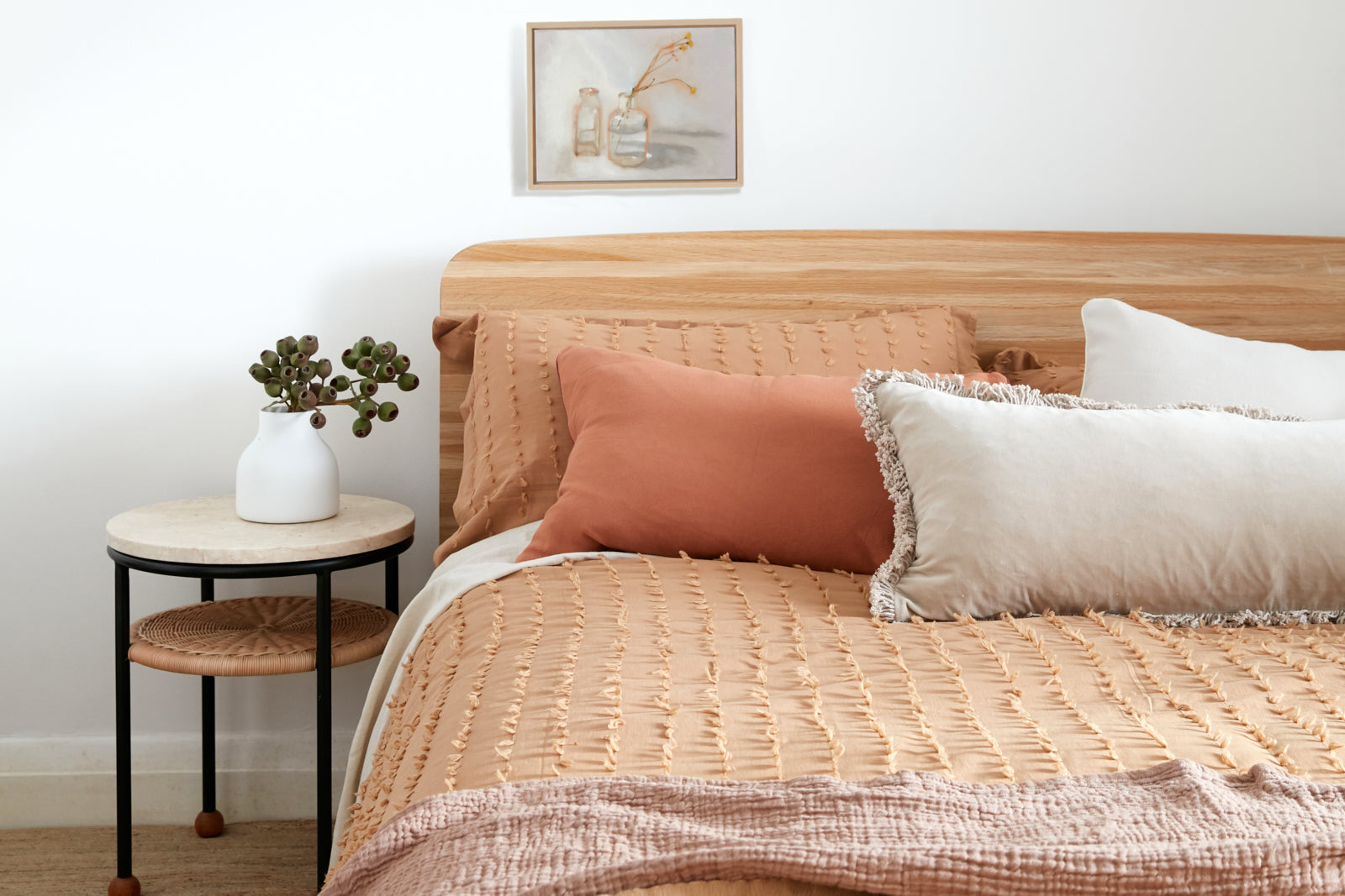 Shore Duvet Cover | Nutmeg - - - Saardé - Saardé.