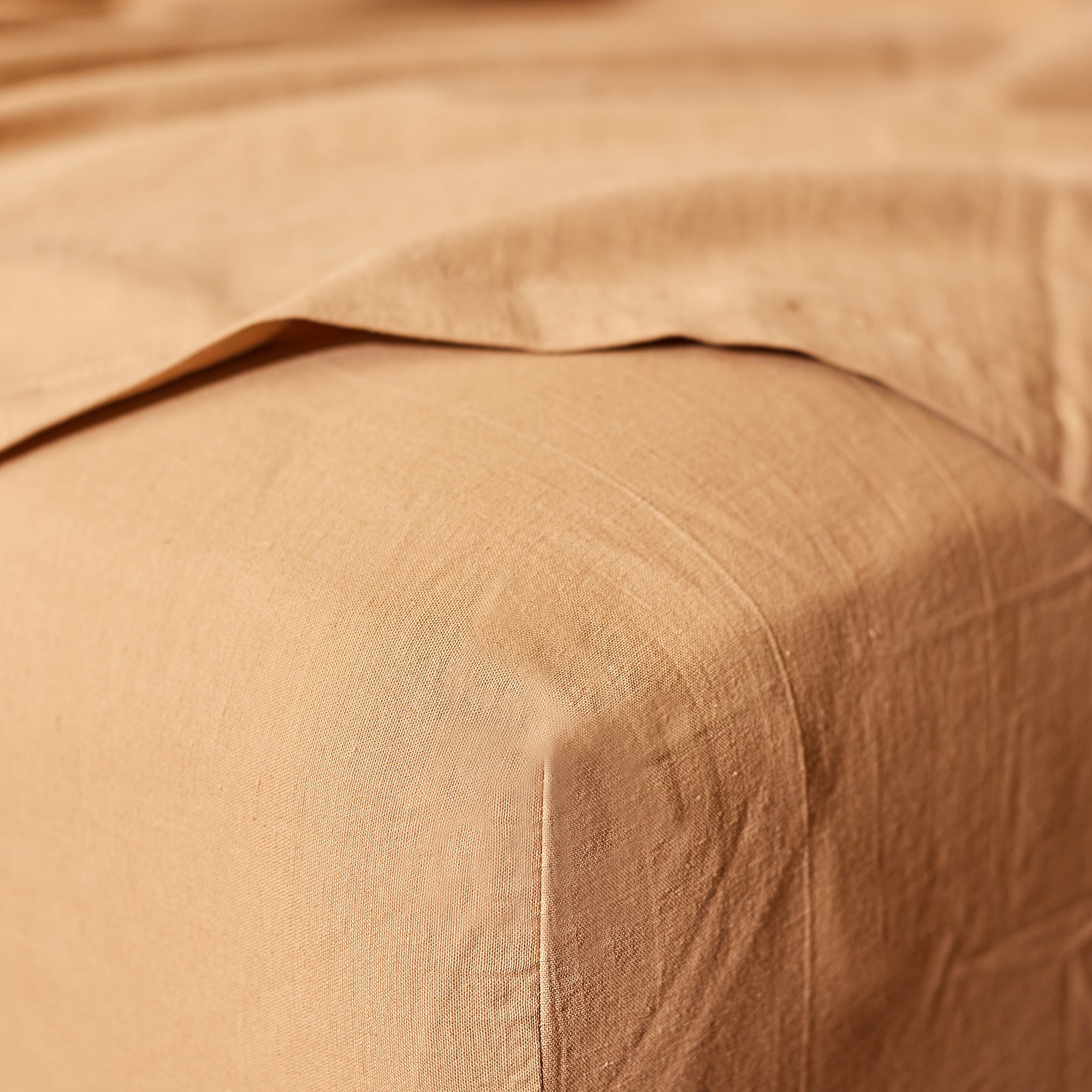 Shore Fitted Sheet | Nutmeg - - - Saardé - Saardé.