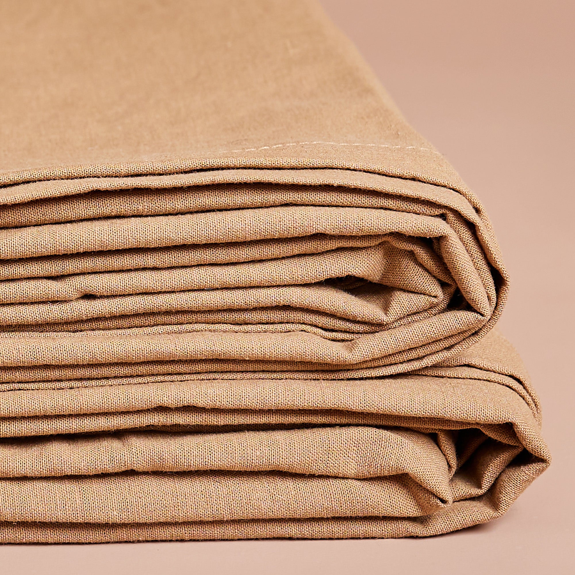 Shore Flat Sheet | Nutmeg - - - Saardé - Saardé.