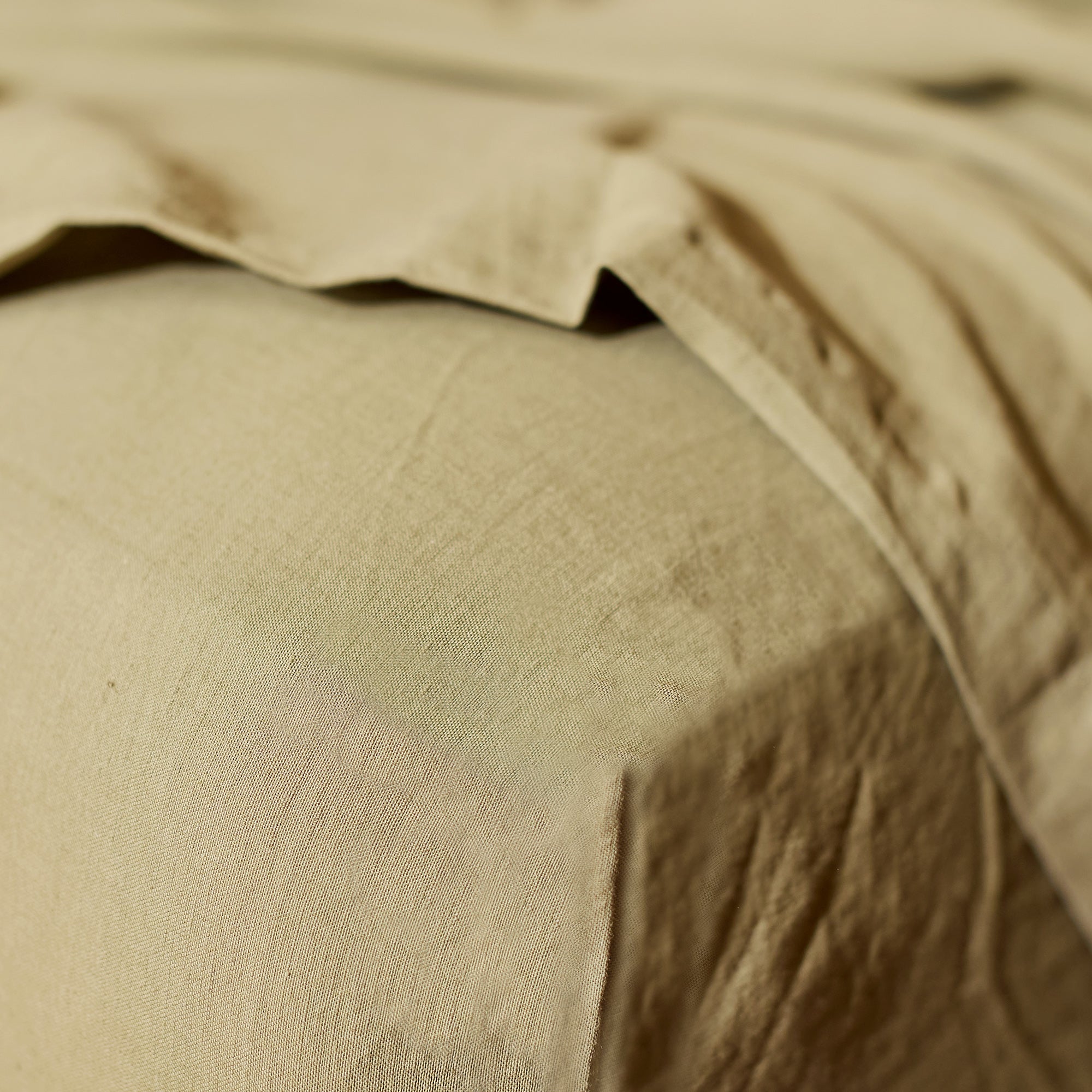 Shore Fitted Sheet | Olive - - - Saardé - Saardé.